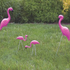 Pink Flamingo Lawn Decor