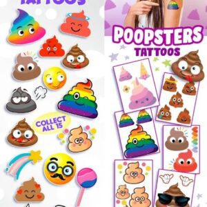 Poopster Tattoos - 300 Count Collection 1