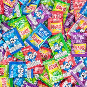 SLUSH PUPPiE Popping Candy Bulk Bag | 250 pcs Assorted Flavors