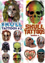 skull tattoos flat vending