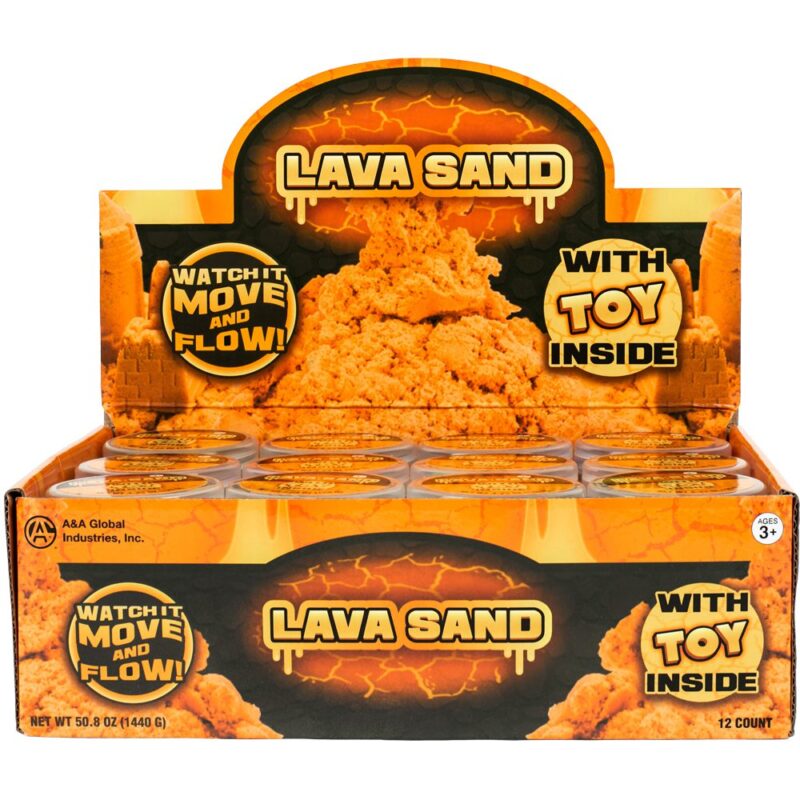 Volcano Moving Lava Sand Display Box - 12 Pcs.