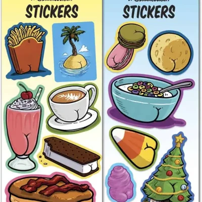 butts on things vending stickers
