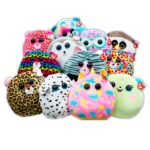 10-Inch Jumbo TY Squish A Boo – Assorted Collectible Plush Characters in 32 Count