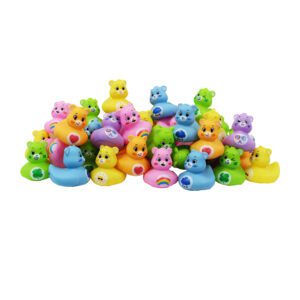 2-Inch Care Bears Rubber Ducks - 300 Assorted Collectible Vinyl Toys"