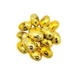 2-Inch Gold Metallic Toy-Filled Eggs - 300 Count with Assorted Surprise Toys