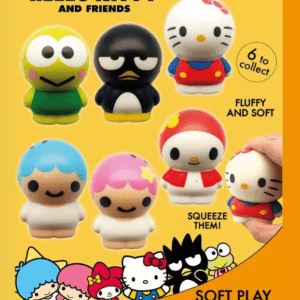 4-Inch Hello Kitty Soft Foam Figurines for Mini Cranes and Redemption Counters