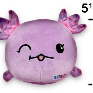 5.5-inch Axolotl & Friends Plush, assorted styles, 72 pieces, ideal for redemption counters and crane machine prizes.