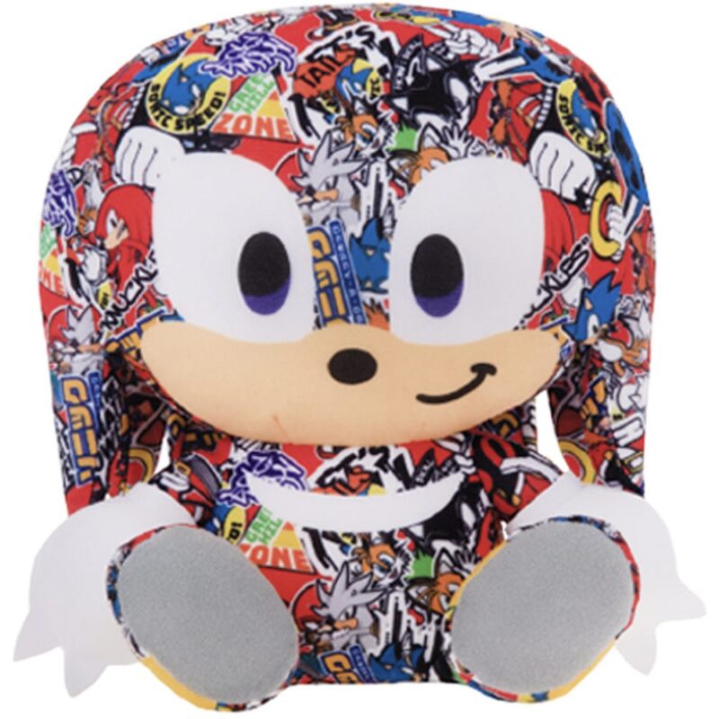 6-Inch Sonic Big Head Sticker Bomb Plush - Assorted Characters