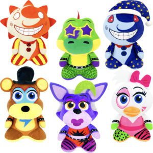 7-Inch FNAF Security Breach Plush – Featuring Freddy, Roxanne, and More – 96 Pieces for Prizes and Collectors