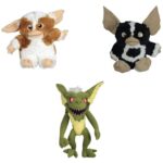 9-11 inch Gremlins Plush Assorted Characters featuring Gizmo, Mohawk, and Stripe.