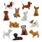 Adopt a Puppy Toy Collection – 100 Pieces of Assorted Puppy Breeds for Party Favors, Prizes, and Dog-Themed Gifts