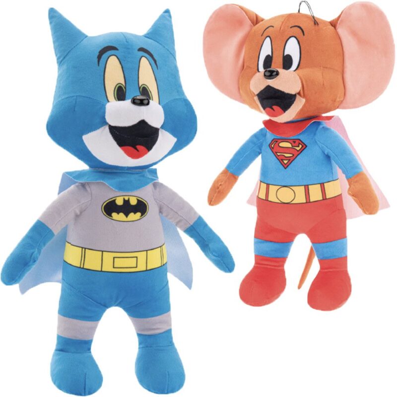 Assorted Tom and Jerry Superhero Plush - 60 Pieces Per Case