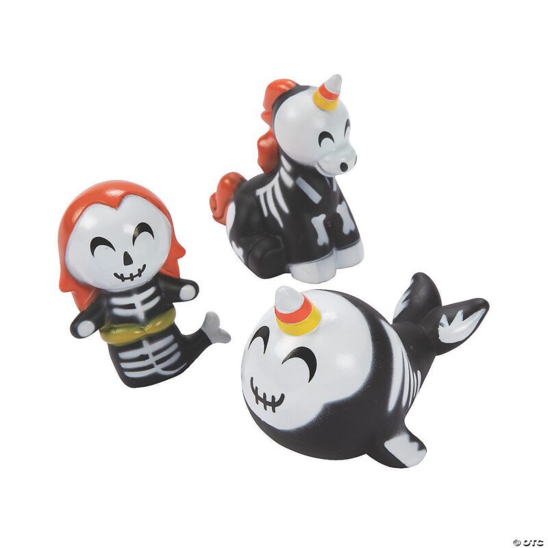 Assorted Vinyl Halloween Toys for Party Bags, 180-Piece Set