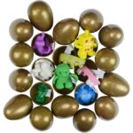 Gold Toy-Filled Eggs for crane machines – 300 pieces of toy-filled golden eggs, perfect for arcade prizes and vending setups.