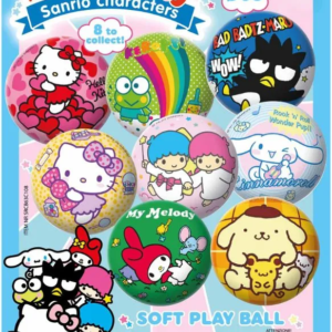 Hello Kitty Foam Balls - 2.5" (63mm) officially licensed, perfect for mini cranes, loot bags, and redemption counters