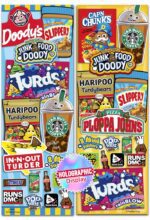 Junk Food Doody Holographic Stickers Series 5 - 300 Pieces for Flat Vending Machines