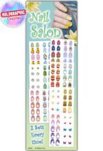 Nail Salon Stickers Series #3 - 300 Holographic Pieces for Flat Vending Machines