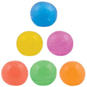 Splatterz Balls (28mm) in 1.1in capsules – sticky, fun splatter balls perfect for outdoor play and vending machines, 250 pcs per bag.