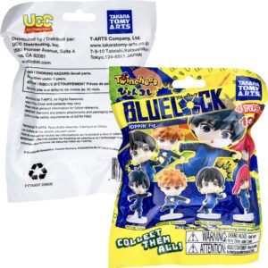 Twinchees Blue Lock Hoppin' Figure Blind Bags – 24 pieces featuring Yoichi Isagi, Rensuke Kunigami, and more. Perfect for anime fans and collectors.