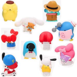 Twinchees Hide And Seek Blind Bag Sanrio Characters – 24 pieces featuring Hello Kitty, Cinnamoroll, and more. Perfect for collectors and Sanrio fans.