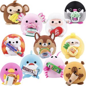 Zuru Snackles Plush - Soft and Squishy Snack-Themed Plush Collectibles with Licensed Snacks