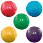 10-Inch Knobby Balls Bulk Mix - 100 Pieces, Assorted Solid Colors