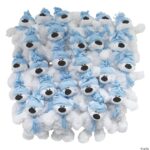 11-Inch Bulk Large Holiday Stuffed Polar Bears with Winter Hat and Scarf – 50 Pieces for Christmas Giveaways