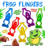 Frog Flingers in 1-inch Capsule - Assorted Colors | 250 Pieces Bulk Vending Toys