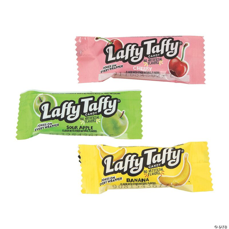 Laffy Taffy Bulk Candy Mix with 1,463 pieces in assorted flavors, individually wrapped, ideal for parties and Halloween (28.8 lbs)