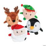 Small Christmas Plush Mix 288 Pieces Plush Toys 5-Inch Festive Characters Stocking Stuffers Santa, Elf, Penguin, Reindeer 1