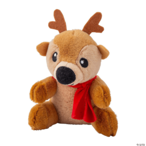 Small Plush Reindeer With Scarf, 288 Pieces