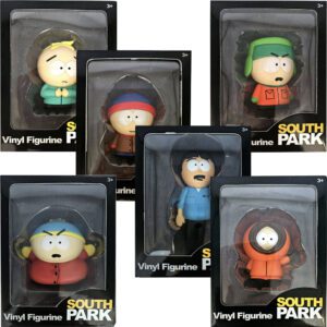 South Park Vinyl Figures 12 Pieces Assorted - Eric Cartman, Kenny McCormick, Kyle Broflovski, Stan Marsh, Butters, Randy Marsh