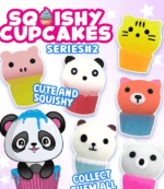 Squishy Cupcakes in 2-inch Capsules – 250 Pieces Series 2 Assortment for Vending Machines