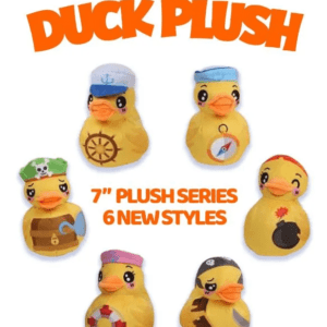 7-Inch Pirate Duck Plush Toy - Pack of 120