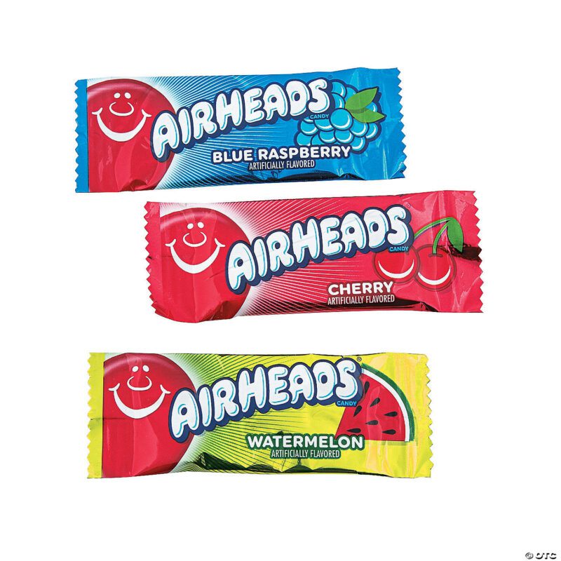 Bulk Mini Airheads Assorted Flavors - 25 Pounds of 1,000 Pieces