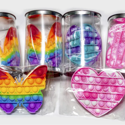 Heart & Butterfly Pop-Its – 36 Pieces