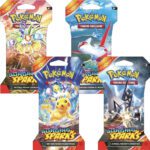 Pokémon Scarlet & Violet Surging Sparks Sleeved Booster Pack Display