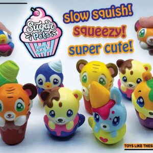 Sugar Pets Cupcake Animals – 250-Piece Slow-Rise Squishy Collectibles