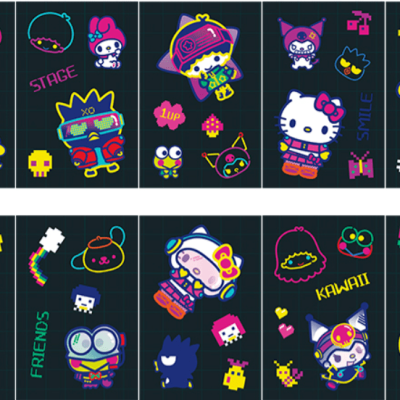 Hello Kitty Arcade Stickers