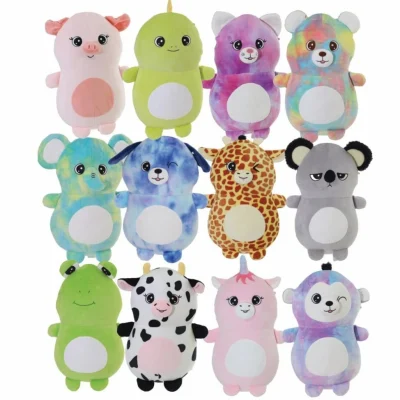 10" Kawaii Animal Plush Mix – High-Visibility (100 Pack)