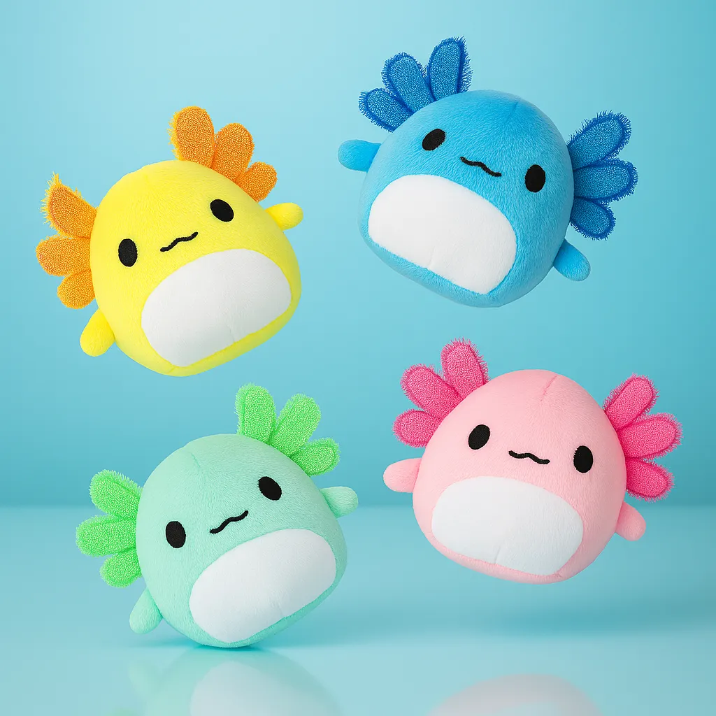 Mini Plush Axolotls – 3.25 Inch Kawaii Party Favors and Crane Prizes