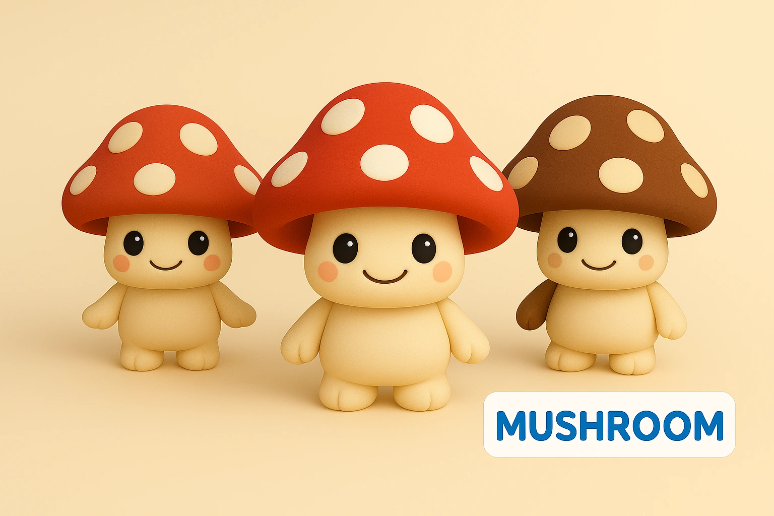 Mushroom theme tile