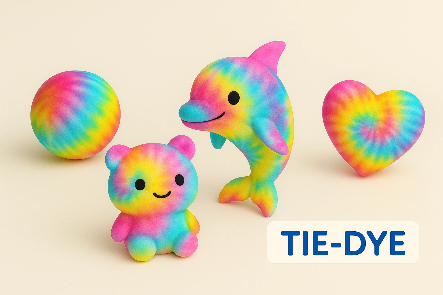 Tie-Dye theme tile