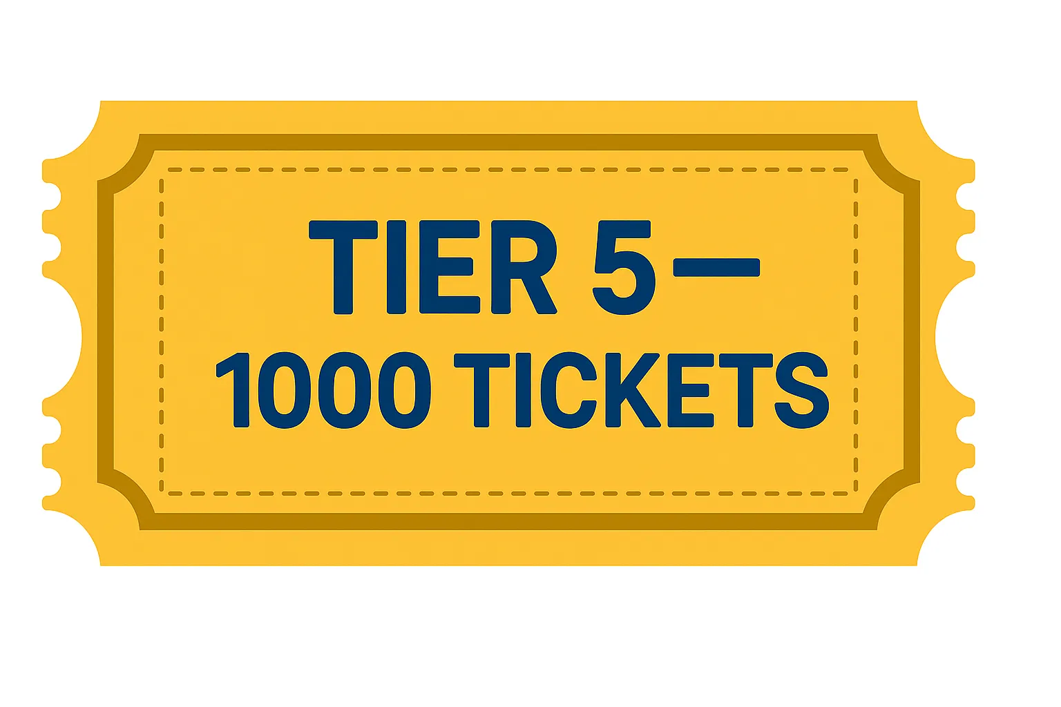 Tier 5 — 1000 Tickets