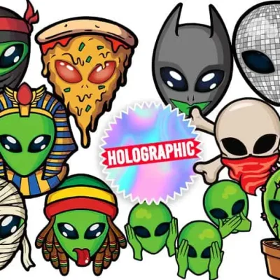 AFS2 Alien Force Vending Stickers