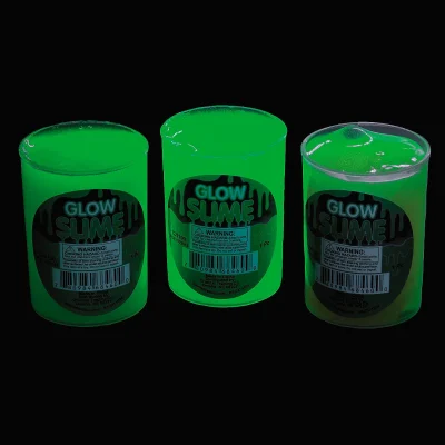 Glow In The Dark Slime Assorted Colors Slime Putty Cups