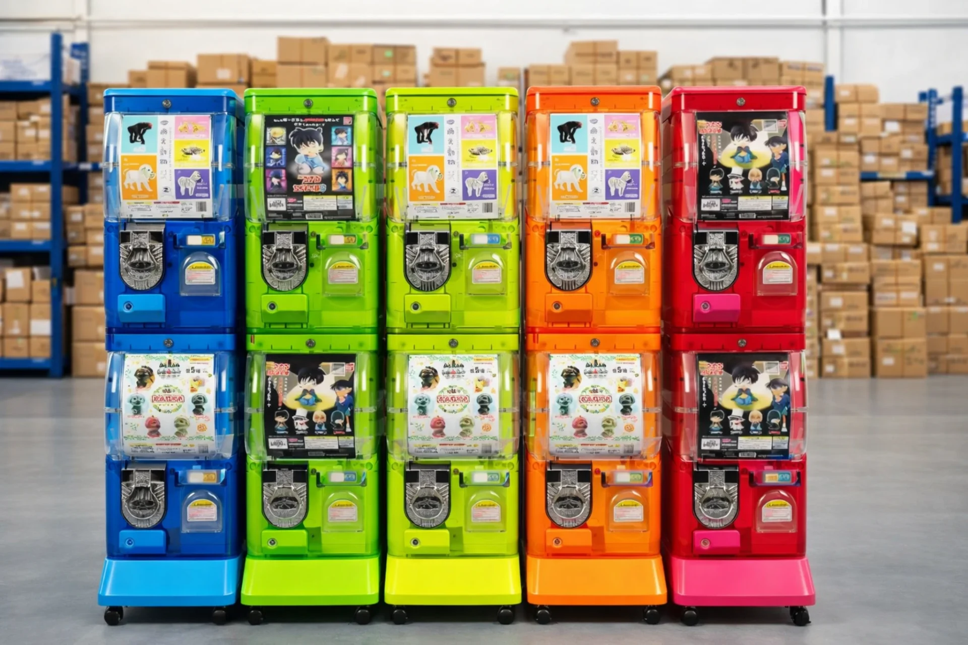 Tomy Gacha 2-inch capsule vending machines