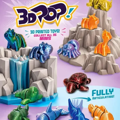 Mini 3D Animal Toys in 1" Capsules – 1,000 Count